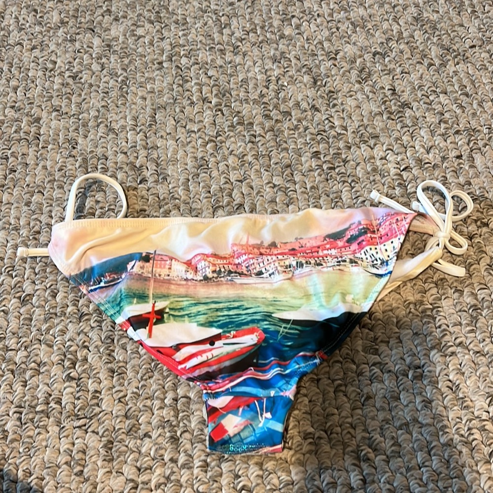 Ocean printed bikini bottom - Picture 3 of 5